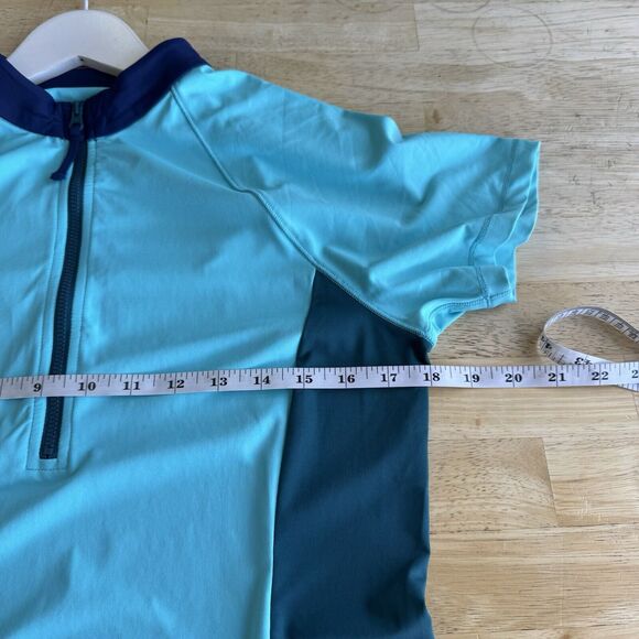 Title Nine Sunbuster 1/2 Zip Short Sleeve Sun Shirts Rash Guard Bundle Medium - Picture 12 of 13